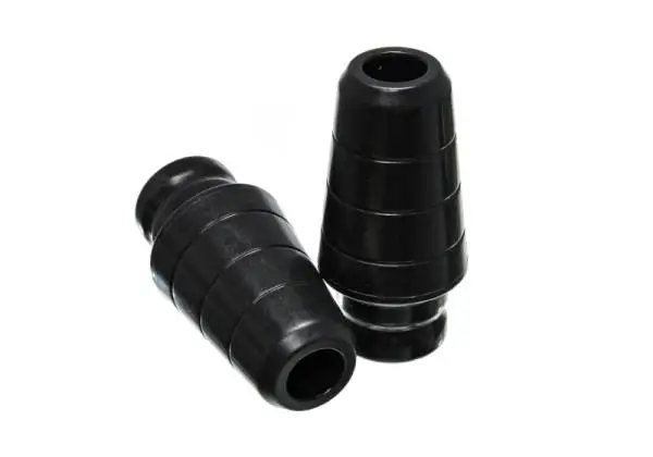 Energy Suspension 97-06 Jeep Wrangler TJ with 1 3/4 in lift Black Front Bump Stop Set (Set of 2) image 2