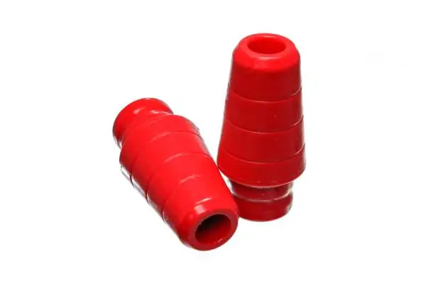Energy Suspension 97-06 Jeep Wrangler TJ with 1 3/4 in lift Red Front Bump Stop Set (Set of 2) image 2
