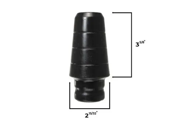 Energy Suspension 97-06 Jeep Wrangler TJ with 1 3/4 in lift Red Front Bump Stop Set (Set of 2) image 4
