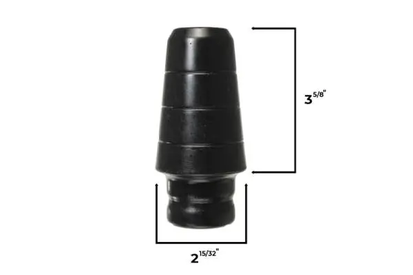 Energy Suspension 97-06 Jeep Wrangler TJ with 1 3/4 in lift Red Front Bump Stop Set (Set of 2) image 5