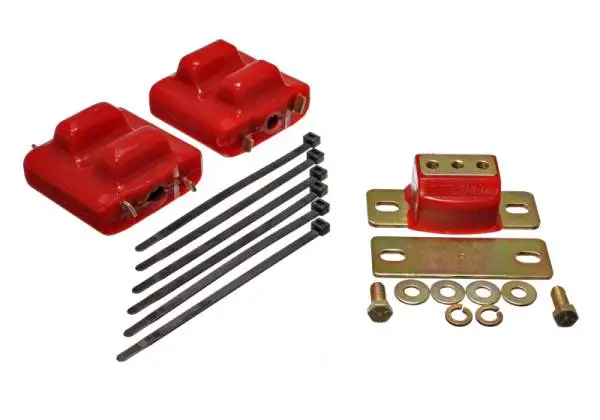 Energy Suspension 87-91 Suburban C10-C30 2WD Red Motor & Transmission Mounts-Zinc Finish thumbnail 3