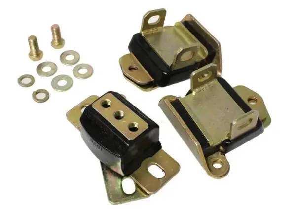 Energy Suspension 73-92 Chevrolet Camaro Black Motor and Transmission Mounts; Zinc Finish thumbnail 4