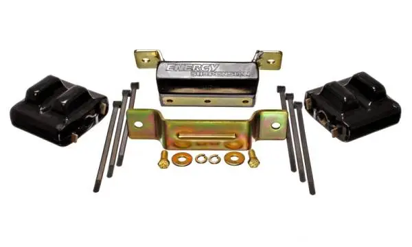 Energy Suspension 88-94 GM Blazer 4WD K Series Black Motor and Transmission Mounts; Zinc Finish thumbnail 2