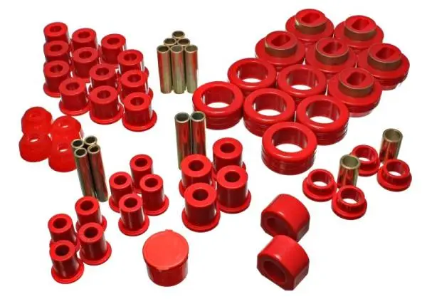 Energy Suspension 81-87 Chevy/GMC 4WD (W/ Stock Front Springs) Red Hyper-flex Master Bushing Set thumbnail 2