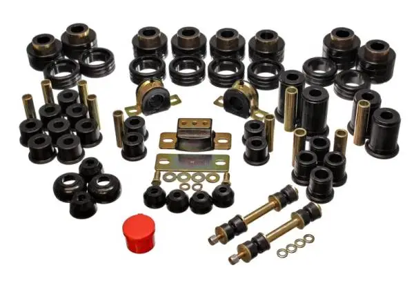 Energy Suspension 88-98 Chevy/GMC 2WD 1/2, 3/4, 1 Ton PickUp Black Hyper-flex Master Bushing Set thumbnail 2