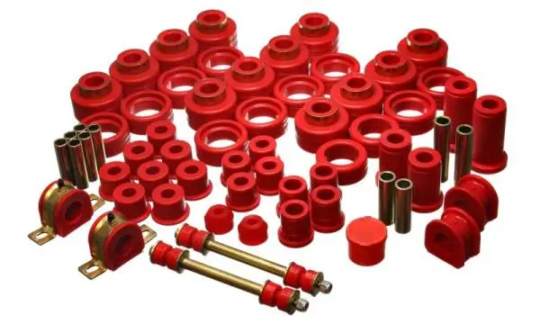 Energy Suspension 92-97 Chevy Suburban 4WD Red Hyper-flex Master Bushing Set thumbnail 2