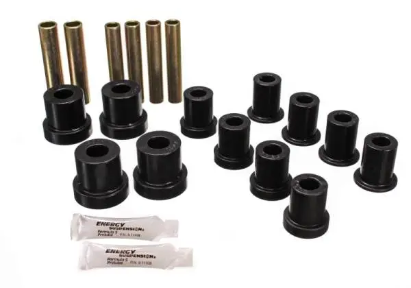Energy Suspension 73-87 GM Denali XL/Suburban/Yukon XL 4WD Black Front Leaf Spring Bushing Set thumbnail 2