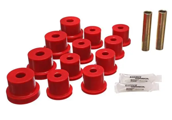 Energy Suspension Nova Mono Leaf Spring Bushings - Red thumbnail 3