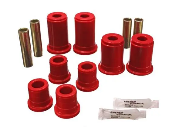 Energy Suspension 92-94 K-5 Blazer / 92-99 Denali/Suburban/Yukon Red Front Control Arm Bushing Set thumbnail 2