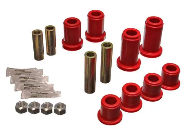 Energy Suspension 01-06 GM Silverado C2500 HD 2WD/K2500 HD 4WD Red Front End Control Arm Bushing Set thumbnail 3