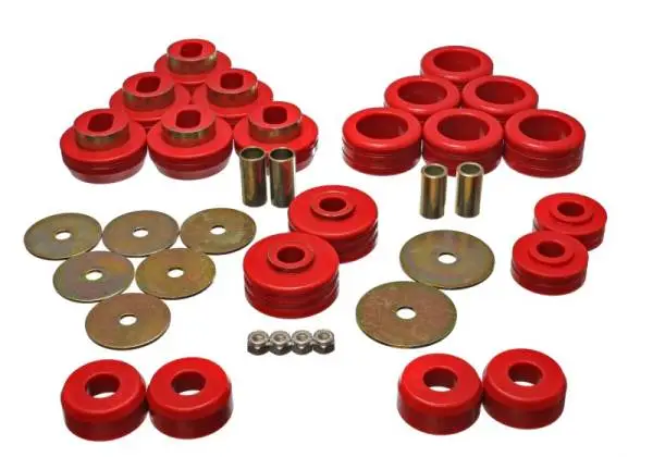 Energy Suspension 92-97 GM Denali XL/Blazer/Yukon XL 4WD Red Body Mount Set thumbnail 2