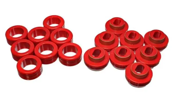 Energy Suspension Crew Cab 2&4Wd Body Mounts - Red thumbnail 2
