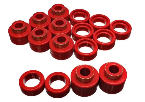 Energy Suspension Chevy Xtra Cab 2&4Wd Body Mts - Red thumbnail 3