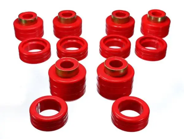 Energy Suspension Chevy Pickup 2&4Wd Body Mounts - Red thumbnail 2