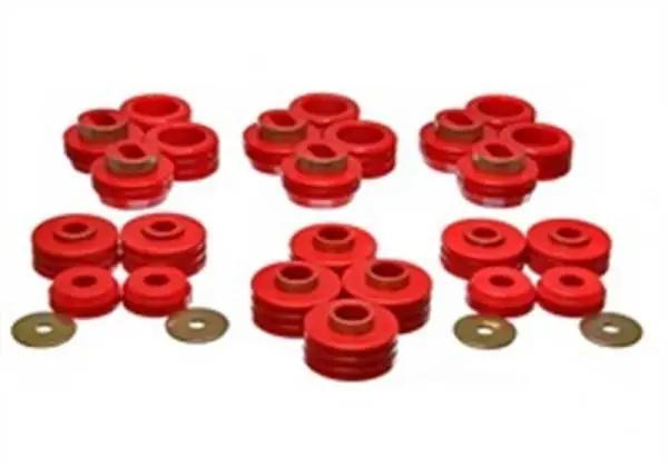 Energy Suspension 81-91 GM Denali XL/Suburban/Yukon XL 2WD/4WD Red Body (Cab) Mount Set thumbnail 2