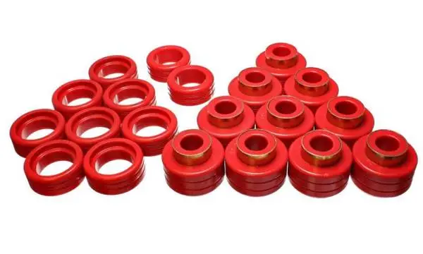 Energy Suspension 95-99 GM Tahoe/Yukon/Denali 2WD/4WD Red Body (Cab) Mount Set thumbnail 3