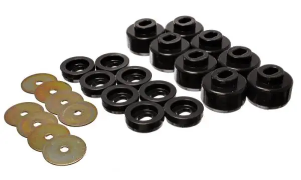 Energy Suspension 99-06 Silverado C1500/K1500/01-06 Silverado C2500/K2500 Black Body(cab) Mount Set thumbnail 2