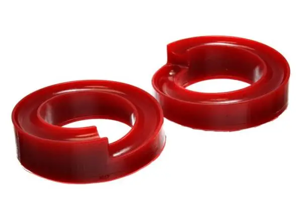 Energy Suspension Front Spring Lift Isolator 1.25in - Red thumbnail 2