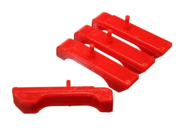 Energy Suspension GM SBC Red Radiator Isolator Pad Set - 3 Row thumbnail 2