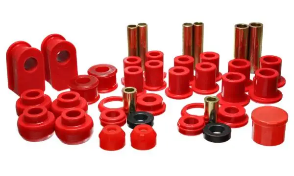 Energy Suspension 92-06 Ford E-250/E-350 Van 2WD Red Hyper-flex Master Bushing Set thumbnail 3