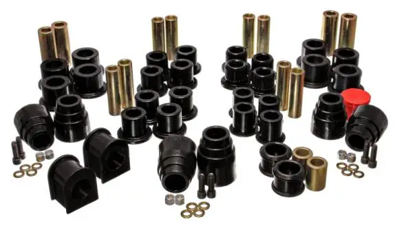Energy Suspension 00-04 Ford Excursion 4WD Black Hyper-flex Master Bushing Set thumbnail 3