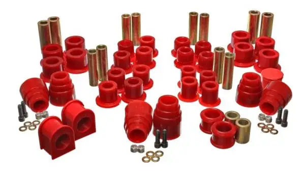 Energy Suspension 00-04 Ford Excursion 4WD Red Hyper-flex Master Bushing Set thumbnail 2