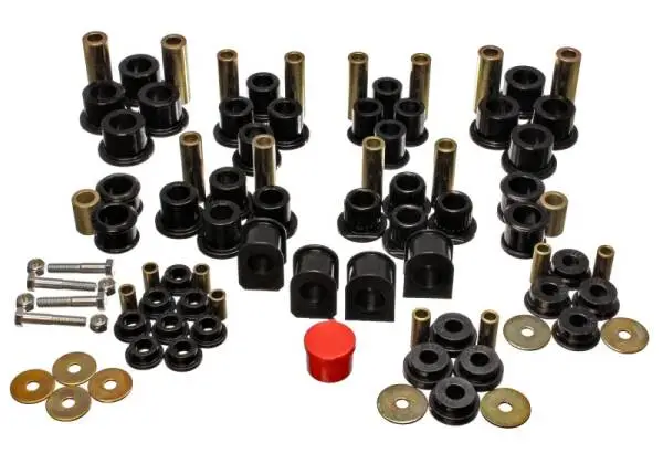Energy Suspension 99-04 Ford F-250 4WD Superduty Black Hyper-flex Master Bushing Set image 2