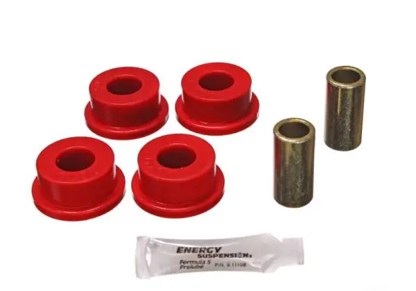 Energy Suspension 80-98 Ford F-250 4WD/F350 4WD Red Front Frame Shackle Bushing Set thumbnail 3