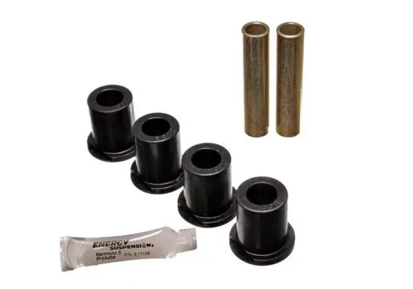 Energy Suspension 80-96 Ford Bronco / F150 / F250 / F350 Black Rear 4WD Frame Shackle Bushings Set image 2