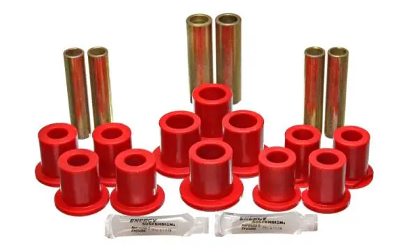 Energy Suspension Ford Rear Spring Bushing Set Complete - Red thumbnail 3