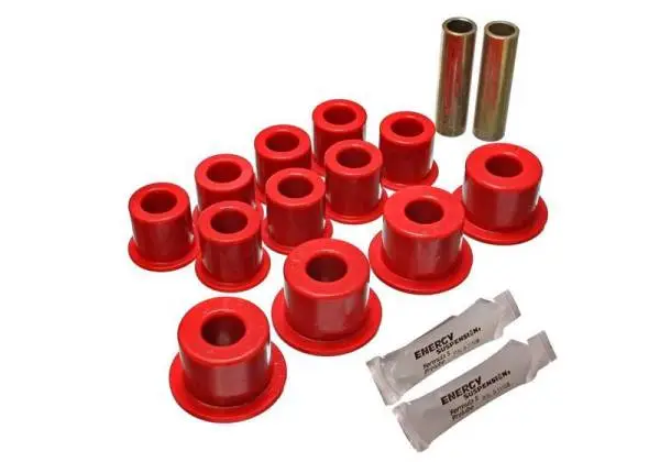Energy Suspension Ford Rear Spring Bushing Set Complete - Red thumbnail 4