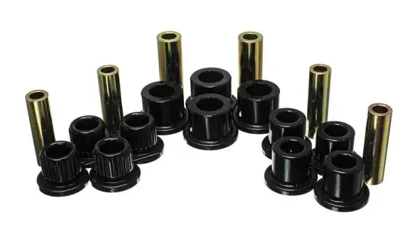 Energy Suspension 99-04 Ford F-350 2wd/F-250 SD 4wd/F-350 4wd Black Rear Leaf Spring Bushing Set image 2