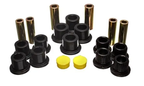 Energy Suspension Rear Leaf Spring Bushing Set - Black image 2