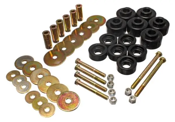 Energy Suspension 97-03 Ford F-100/F-150 2WD/F250 2WD & L-Duty Black Body (Cab) Mount Set image 3