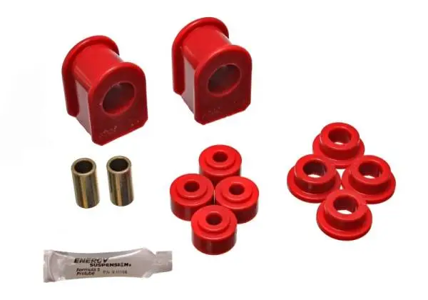 Energy Suspension Ford Red 1in Dia 2 1/2in Tall inBin Style Sway Bar Bushing Set thumbnail 2