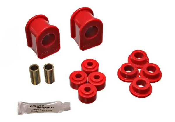 Energy Suspension Ford Red 1in Dia 2 1/2in Tall inBin Style Sway Bar Bushing Set thumbnail 3