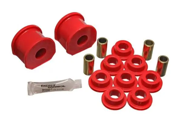 Energy Suspension Ford F100/150/250/350 Red Front & Rear 1-1/8in Sway Bar Bushing Sets thumbnail 2