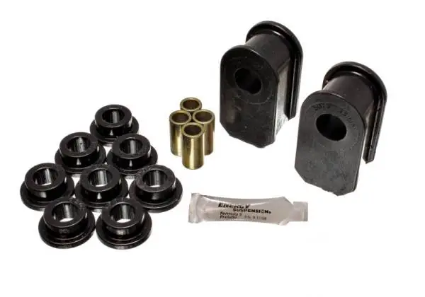 Energy Suspension Ford F100/150/250 Blk Fr & Rear A Style 1in Dia Sway Bar 3-1/2in Tall Bushing Sets