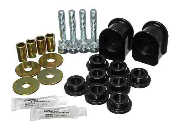 Energy Suspension 99-04 Ford F250 SD/350 4WD Black Front 1-1/4in Sway Bar Bushing Set thumbnail 2