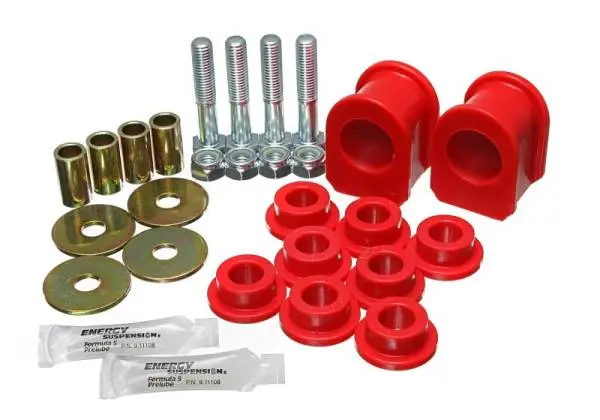Energy Suspension 99-04 Ford F250 SD/350 4WD Red Front 1-1/4in Sway Bar Bushing Set thumbnail 2