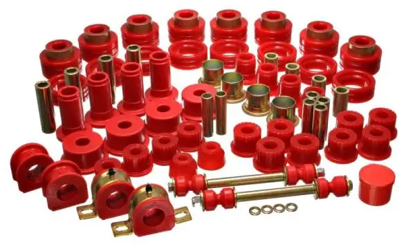 Energy Suspension 94-01 Dodge Ram 1500 2WD / 94-02 Ram 2500/3500 2WD Red Hyper-flex Master Bushing S thumbnail 2