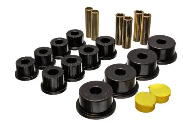 Energy Suspension 94-02 Dodge Ram Black Rear Leaf Spring Bushing Set thumbnail 2