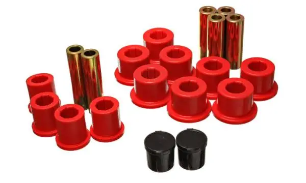 Energy Suspension Rear Spring Bushing Set - Red image 3