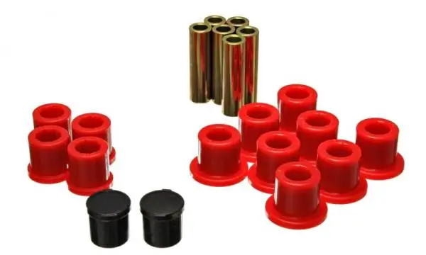 Energy Suspension Rear Spring Bushing Set - Red thumbnail 2