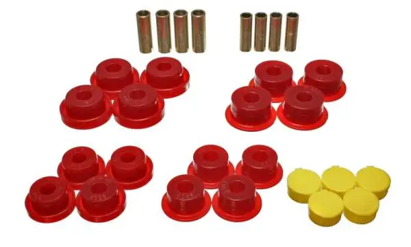 Energy Suspension Dodge Ram 99-01 1500/99-02 Ram 2500/3500 4WD Red Front End Control Arm Bushing Set thumbnail 2