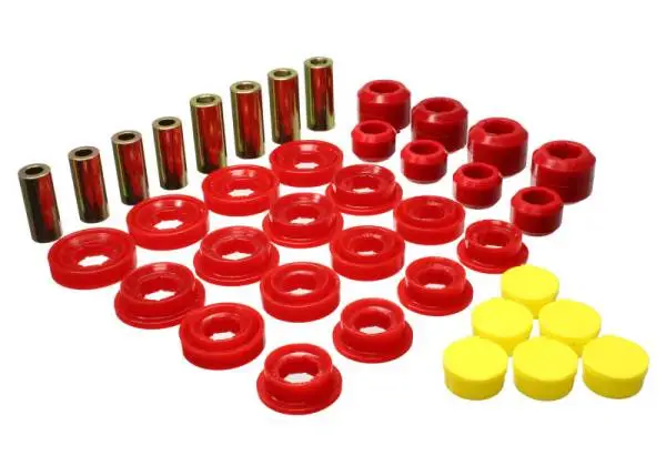 Energy Suspension 03-09 Ram 1500 Pickup 4WD Control Arm Bushing Set - Red thumbnail 2