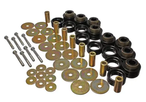 Energy Suspension Body Mount Set Inc. Hardware - Black thumbnail 3
