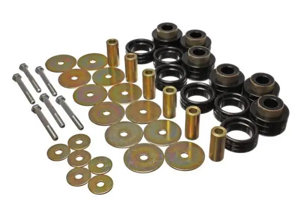 Energy Suspension Body Mount Set Inc. Hardware - Black thumbnail 2