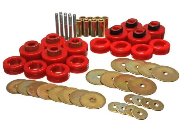 Energy Suspension Cab Mount Set - Club Cab - Red thumbnail 2
