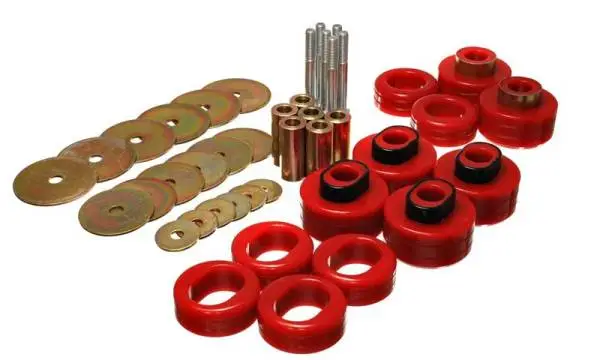 Energy Suspension Cab Mount Set - Std Cab - Red thumbnail 2
